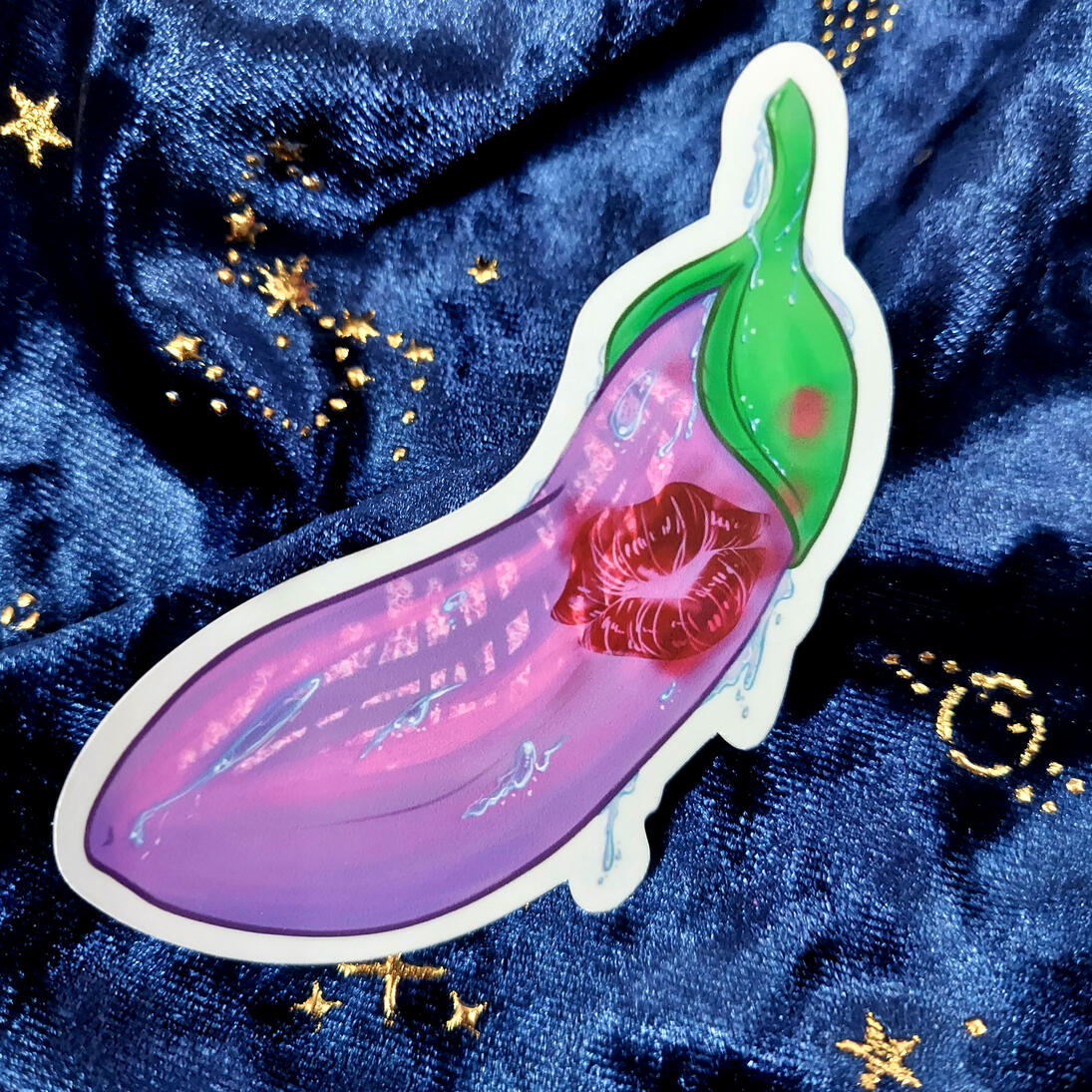Eggplant Sticker