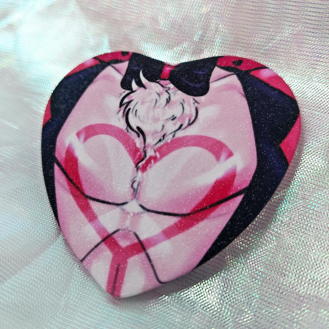 Angel Dust Heart Button