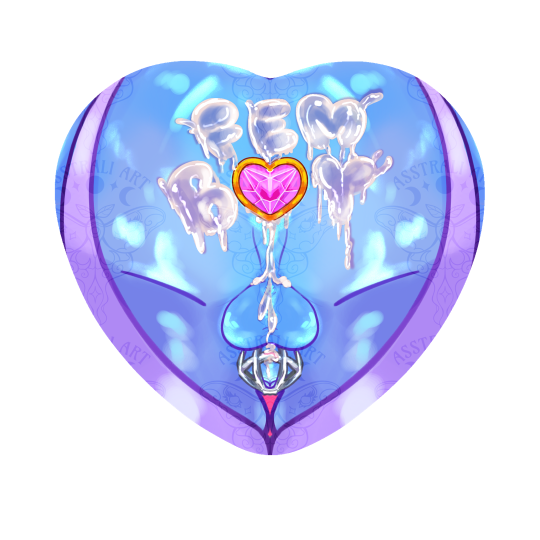Femboy Plug Button - Blue