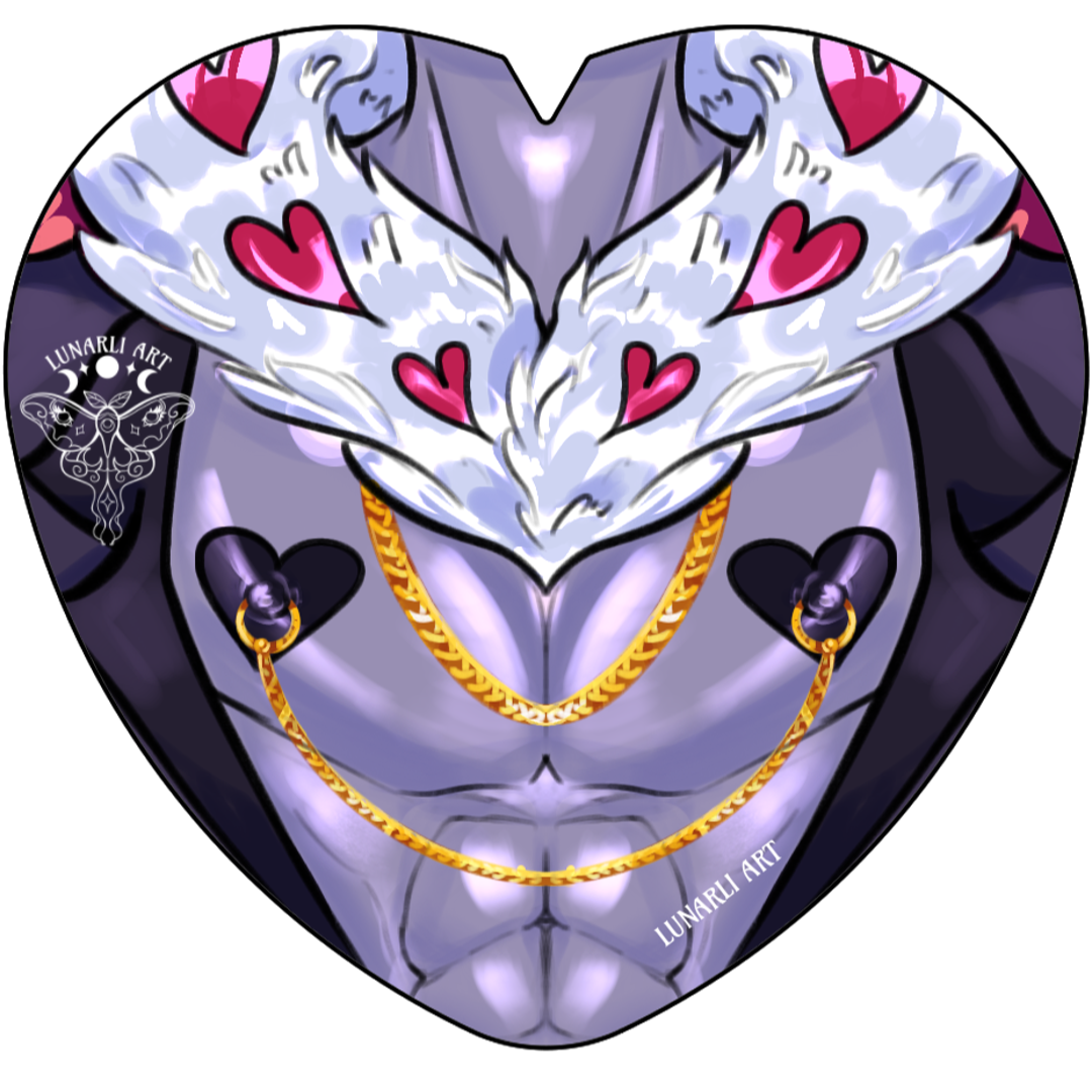 Valentino Heart Button Design