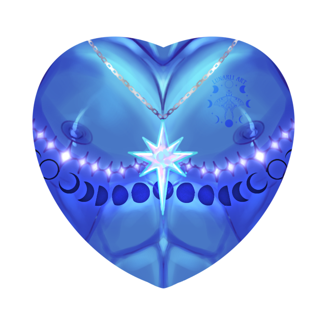 Moon Elf Top Surgery Scar Button Design