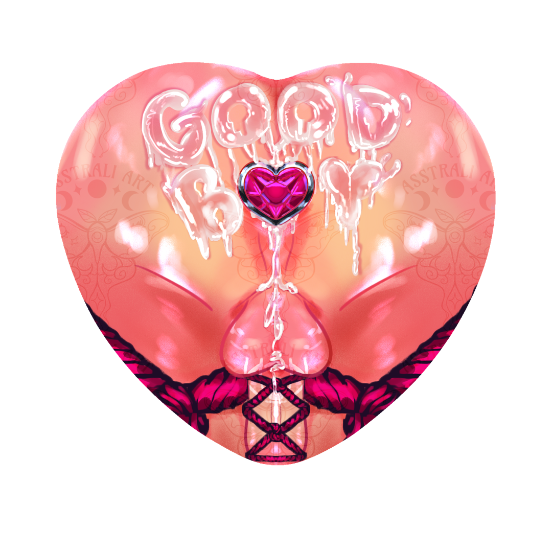 Good Boy Rope Button - Peach